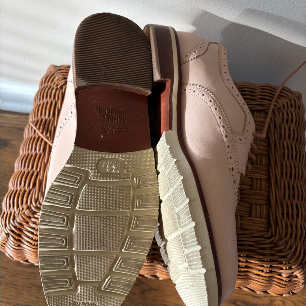 Women's light pink Samuel Hubbard Oxford Shoes - Picture 3 of 3
